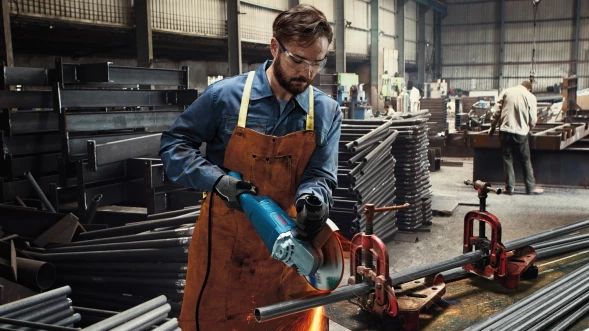 Углошлифовальная машина Bosch GWS 2200-230 RSP 2200Вт 6500об/мин рез.шпин.:M14 d=230мм (06018C1320)