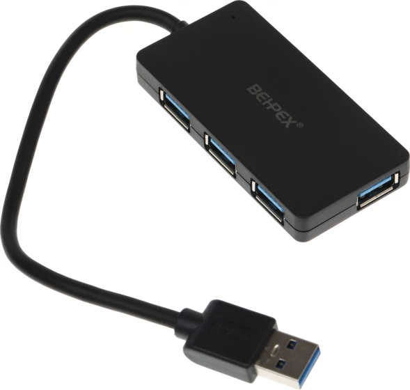 Разветвитель USB 3.0 BPH-3013 4порт. черный