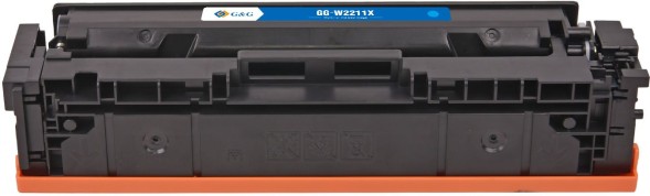 Картридж лазерный G&amp;amp;G GG-W2211X голубой (2450стр.) для HP M255/MFP M282/M283