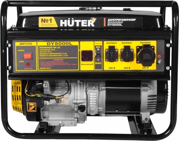Генератор Huter DY8000L 7кВт