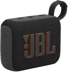 Колонка порт. JBL GO 4 черный/оранжевый 4.2W 1.0 BT 10м 850mAh (JBLGO4BLKO)