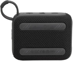 Колонка порт. JBL GO 4 черный/оранжевый 4.2W 1.0 BT 10м 850mAh (JBLGO4BLKO)