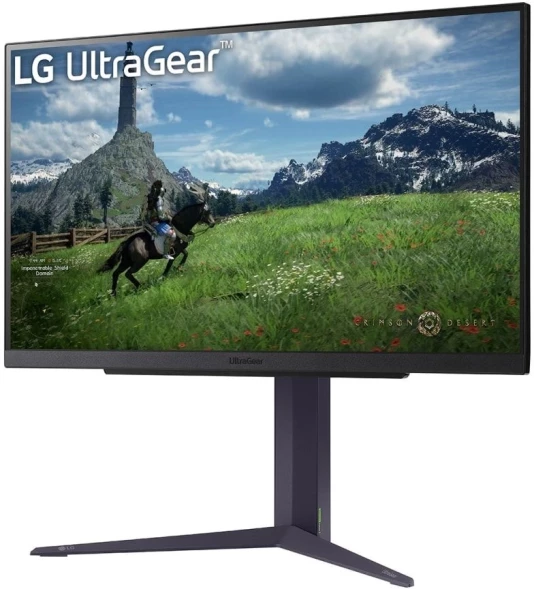Монитор LG 27&amp;quot; UltraGear 27GS85Q-B черный IPS LED 16:9 HDMI матовая HAS 400cd 178гр/178гр 2560x1440 180Hz FreeSync DP 2K USB 6.2кг