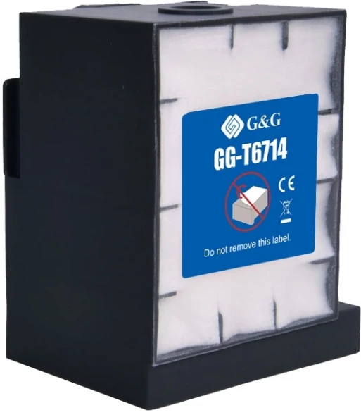 Бункер G&amp;amp;G GG-T6714 (C13T671400 емкость для отработанных чернил) для Epson WorkForce Pro WF-C8190/C8610/C8690/C869R/C878R/C879R Series