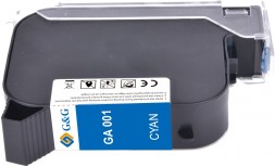 Картридж струйный G&amp;amp;G GA-001C голубой (42мл) для G&amp;amp;G GG-HH1001