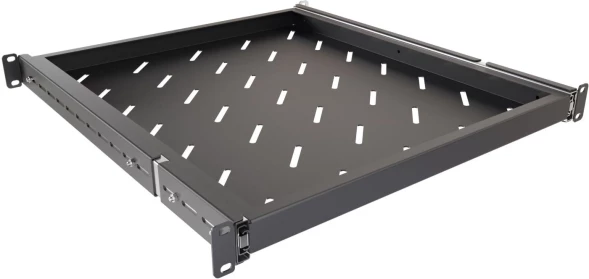 Полка выдвижная NTSS NTSS-MSKB-FS-800-BL 1U нагр.:20кг. 19&amp;quot; 500мм черный
