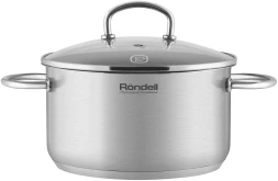 Кастрюля Rondell Solo RDS-1602 3.1л. d=20см (с крышкой) стальной