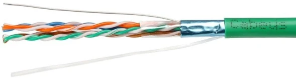 Кабель Cabeus FTP-4P-CAT.5E-SOLID-LSLTX-GN кат.5E F/UTP 4 пары нг(А)-LSLTx внутренний 305м зеленый