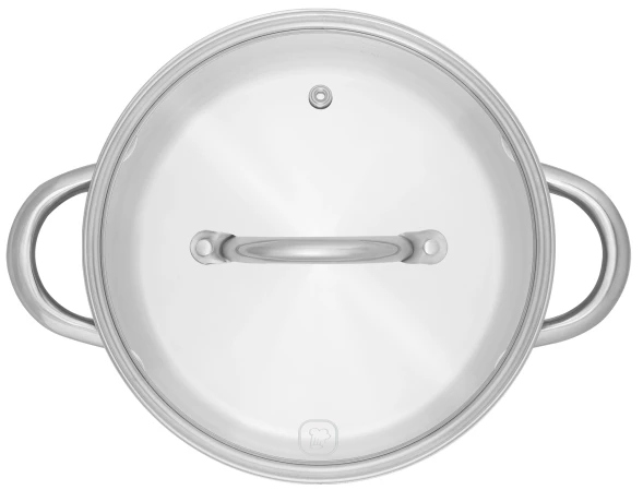 Кастрюля Rondell Point RDS-1311 2.8л. d=20см (с крышкой) стальной