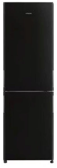 Холодильник Hitachi R-BG410PUC6 GBK 2-хкамерн. черный стекло инвертер