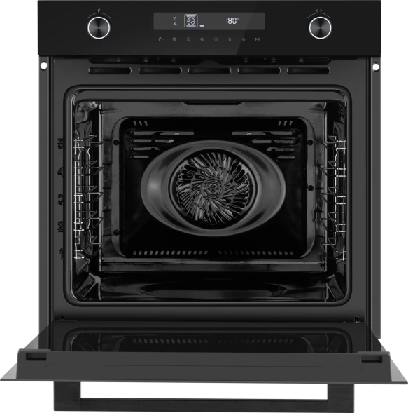 Духовой шкаф Электрический Weissgauff EOM 741 PDB Black Edition черный