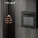 Духовой шкаф Электрический Weissgauff EOM 741 PDB Black Edition черный