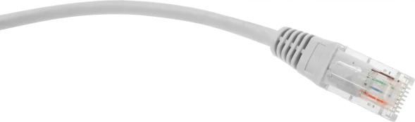 Патч-корд Lanmaster TWT-45-45-3.0-GY UTP RJ-45 вил.-вилка RJ-45 кат.5E 3м серый ПВХ (уп.:1шт)