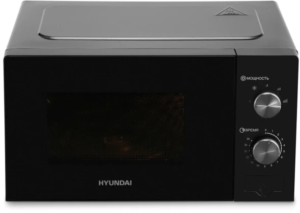 Микроволновая Печь Hyundai HYM-M2011 20л. 700Вт черный/зеркальный