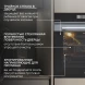 Духовой шкаф Электрический Hyundai HEO 6773 IX черный/нержавеющая сталь