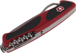 Нож перочинный Victorinox RangerGrip 61 (0.9553.MC) 130мм 11функц. красный/черный карт.коробка