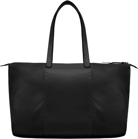 Сумка женская Piquadro Lyra BD6723W92T/N с отделением для ноутбука 15.6&amp;quot; черная ткань/натур.кожа