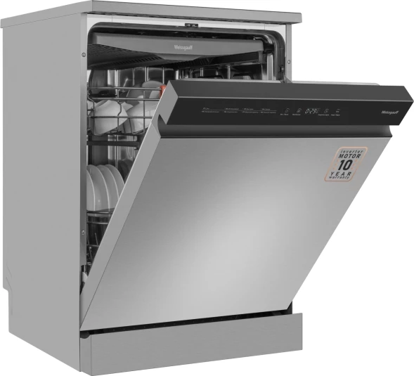 Посудомоечная машина Weissgauff DW 6038 X Inverter серебристый (полноразмерная) инвертор
