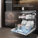 Посудомоечная машина Weissgauff DW 6038 X Inverter серебристый (полноразмерная) инвертор