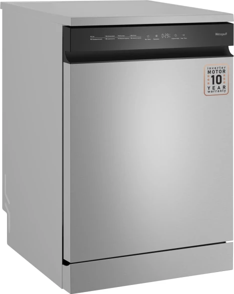 Посудомоечная машина Weissgauff DW 6038 X Inverter серебристый (полноразмерная) инвертор