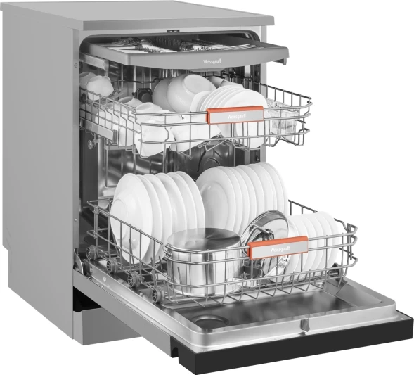 Посудомоечная машина Weissgauff DW 6038 X Inverter серебристый (полноразмерная) инвертор
