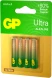 Батарея GP Ultra Alkaline 24AUA21-2CRSBC4 AAA (4шт) блистер