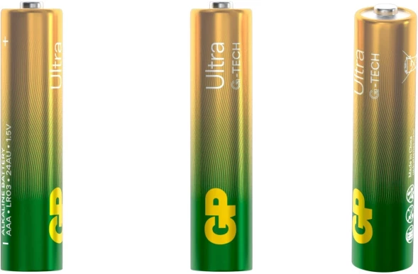 Батарея GP Ultra Alkaline 24AUA21-2CRSBC4 AAA (4шт) блистер