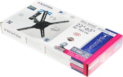 Кронштейн для телевизора Kromax ATLANTIS-10 серый 22&amp;quot;-65&amp;quot; макс.40кг настенный поворот и наклон