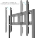 Стойка для телевизора Kromax OMEGA-12 серебристый 32&amp;quot;-120&amp;quot; макс.80кг напольный
