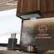 Вытяжка встраиваемая Weissgauff TEL 450 Glass черный управление: кулисные переключатели (1 мотор)