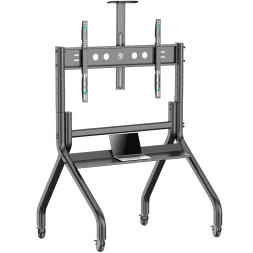 Стойка для телевизора Onkron TS2080 черный 60"-120" макс.150кг напольный мобильный