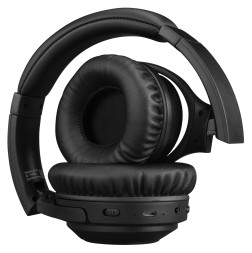 Гарнитура накладные Digma BT-20 ANC черный беспроводные bluetooth оголовье (BT20)