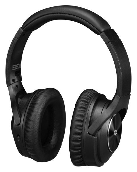 Гарнитура накладные Digma BT-20 ANC черный беспроводные bluetooth оголовье (BT20)