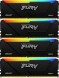 Память DDR4 4x8GB 3600MHz Kingston KF436C17BB2AK4/32 Fury Beast RGB RTL Gaming PC4-28800 CL17 DIMM 288-pin 1.35В kit single rank с радиатором Ret
