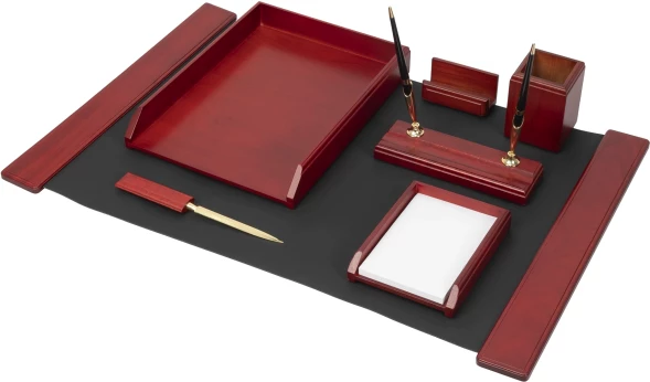 Настольный набор Good Sunrise M7C-8 (7 предметов) красное дерево дерево бордовый/черный