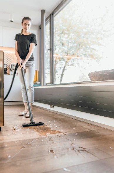 Строительный пылесос Karcher WD 2 Plus V-12/4/18 1000Вт (уборка: сухая/влажная/выдув/сбор воды) желтый