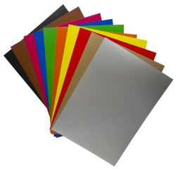 Картон цветной Silwerhof двустор.мелов. 10л. 10цв. A4 Монстрики 230г/м2 1диз. обл.мел.картон папка