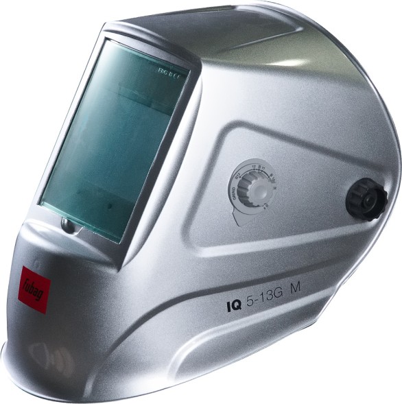 Маска сварщика Fubag IQ 5-13G M филь.:хамел. кл.:1/1/1/2 см.экр.100x67мм серебристый (992530)