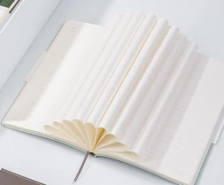 Блокнот Deli NUSIGN NS203 A5 искусст. кожа 96л твердая обложка ассорти