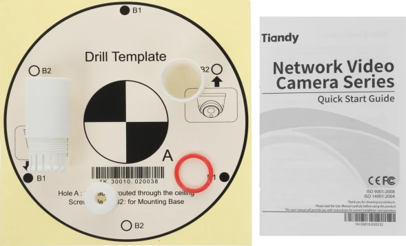 Камера видеонаблюдения IP Tiandy Lite TC-C38XS I3/E/Y/M/2.8mm/V4.0 2.8-2.8мм цв. корп.:белый (TC-C38XS I3/E/Y/M/2.8/V4.0)