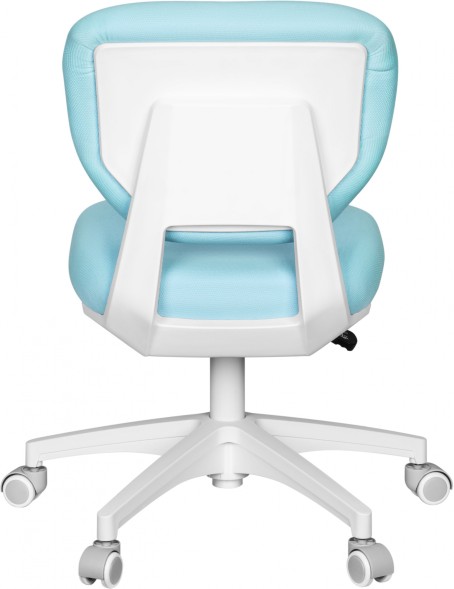 Кресло детское Cactus CS-CHR-3594BL голубой крестов. пластик белый