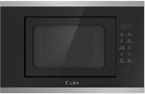 Микроволновая печь Lex BIMO 20.02 20л. 1200Вт нержавеющая сталь/черный (встраиваемая)