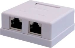 Розетка Suprlan 10-0353-1 наклад. RJ45 2 кат.6 FTP бел.