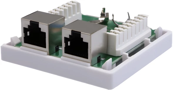 Розетка Suprlan 10-0353-1 наклад. RJ45 2 кат.6 FTP бел.