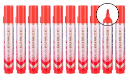 Маркер для досок Deli EU008-RE Mate круглый пиш. наконечник красный (1шт.)