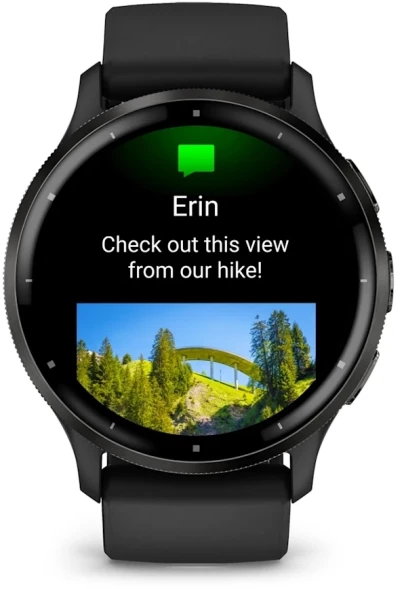 Смарт-часы Garmin Venu 3 35.4мм 1.4&amp;quot; AMOLED корп.черный рем.черный разм.брасл.:135-200мм (010-02784-01)