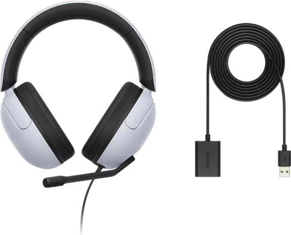 Гарнитура накладные Sony INZONE H3 1.2м белый/черный проводные оголовье (MDRG300/W)