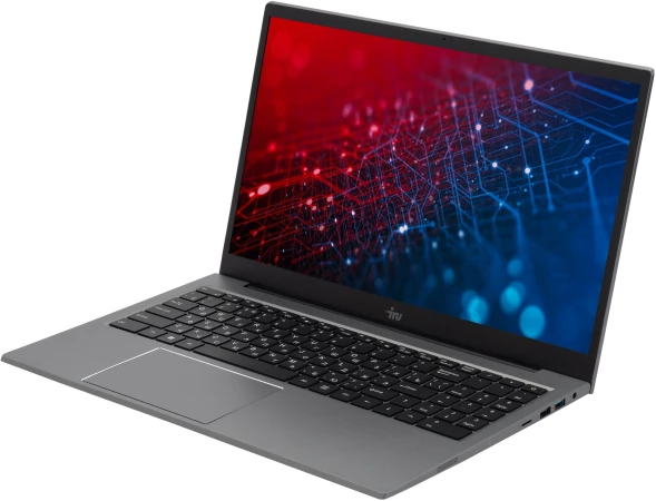 Ноутбук IRU Planio 15INP N-series N100 8Gb SSD256Gb Intel UHD Graphics 15.6&amp;quot; IPS FHD (1920x1080) FreeDOS grey WiFi BT Cam 5000mAh (2023738)