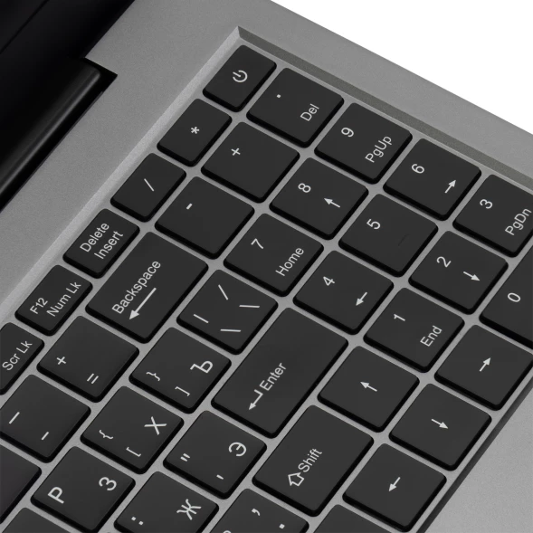 Ноутбук IRU Planio 15INP N-series N100 8Gb SSD256Gb Intel UHD Graphics 15.6&amp;quot; IPS FHD (1920x1080) FreeDOS grey WiFi BT Cam 5000mAh (2023738)