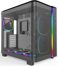 Корпус Montech King 95 Pro черный без БП ATX 7x120mm 2x140mm 2xUSB3.0 audio bott PSU